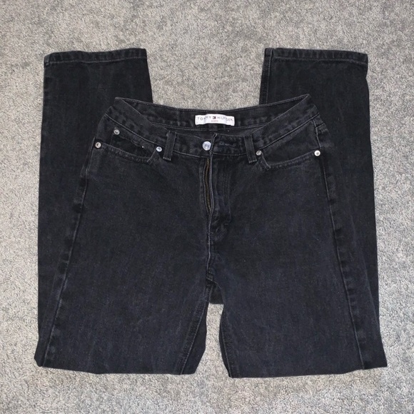 Black Tommy Hilfiger Mom Jeans - Picture 2 of 5